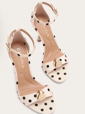 Carvela INCANTO POLKA DOT HEEL new in box euro 39 8.5